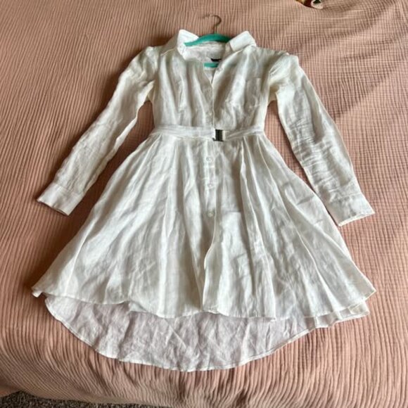 Anthropologie x HD in Paris Laila Linen Shirtdress (size M) - Picture 3 of 5